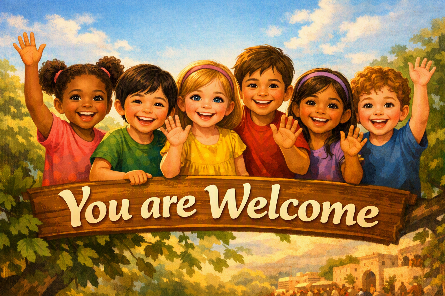 You are Welcome banner